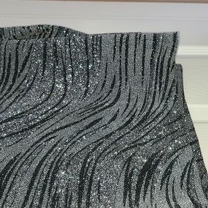 Chicos metallic long sleeve blouse